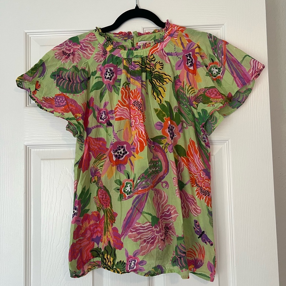 Banjanan Multicolor Floral Blouse
